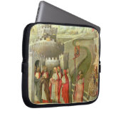 Prozession von St Gregory zum Castel St. Angelo Laptopschutzhülle (Vorne Rechts)