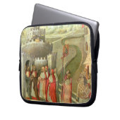Prozession von St Gregory zum Castel St. Angelo Laptopschutzhülle (Vorderseite Links)