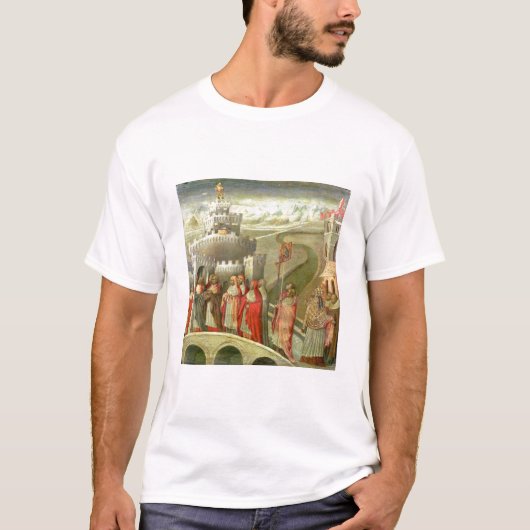 Prozession von St Gregory zum Castel St. Angelo T-Shirt (Vorderseite)