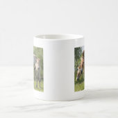 Prozewalskis Pferd- und Fohlenwandern Kaffeetasse (Mittel)