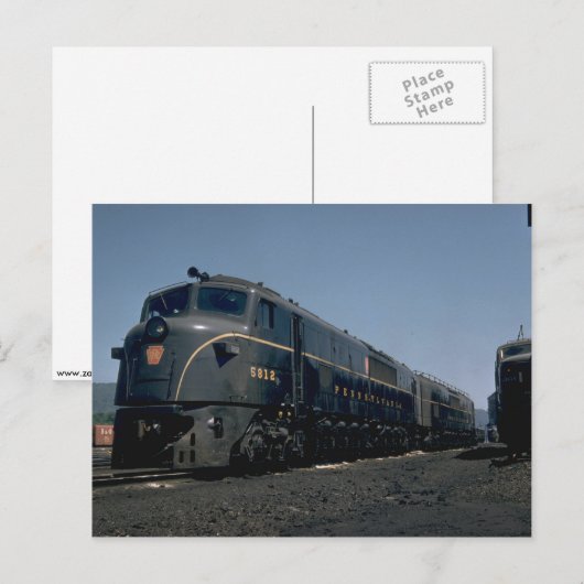 PRR Baldwin "Shark" Postkarte (Vorne/Hinten)