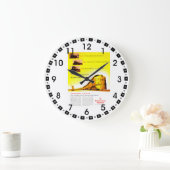 PRR Broadway Limited 50 Jahre alt Große Wanduhr (Zuhause)