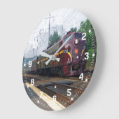 PRR E8a 5711 AN Cyrm Lynne PA Große Wanduhr (Winkel)