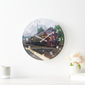 PRR E8a 5711 AN Cyrm Lynne PA Große Wanduhr (Zuhause)