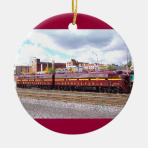 PRR E-8A(JTFS) 5809 und 5711 auf der Altoonia Rail Keramikornament