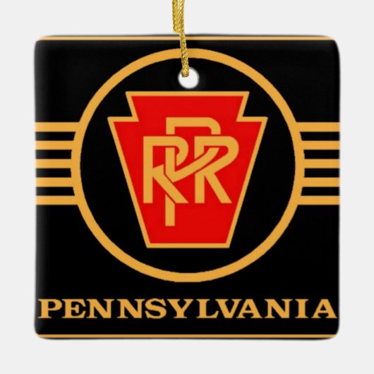 PRR-Logo, Weihnachtsschmuck der Keramik (Vorderseite)