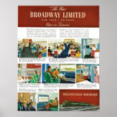 PRR New Broadway Limited Poster (Vorne)