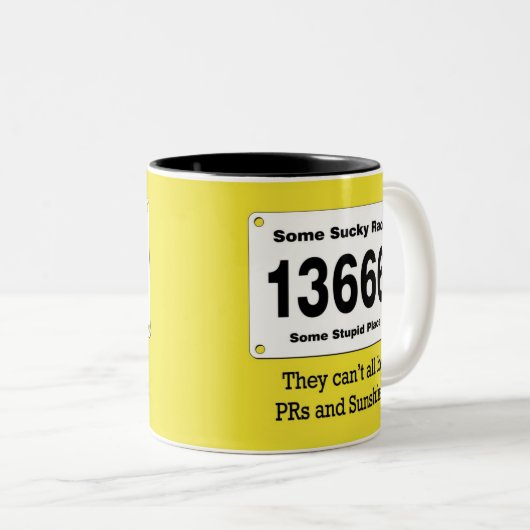 PRs und Sonnenschein Zweifarbige Tasse (VorderseiteRechts)