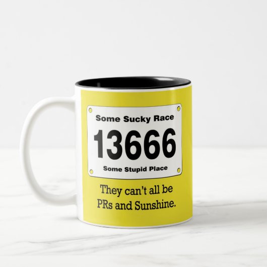 PRs und Sonnenschein Zweifarbige Tasse (Links)