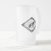 PRSAR Bier-Tasse Mattglas Bierglas (VorderseiteRechts)