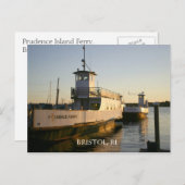 Prudence Island Ferry Postkarte (Vorne/Hinten)