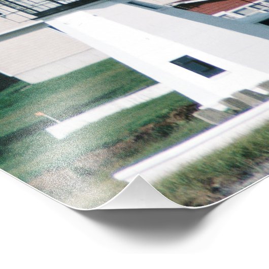 Prudence Island Lighthouse Fotodruck (Ecke)