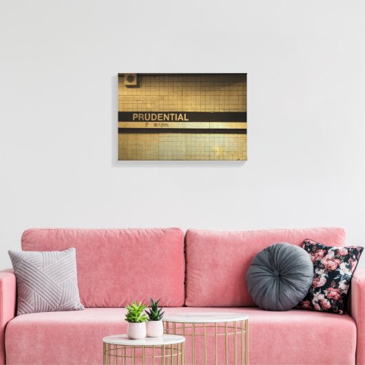 Prudential, Boston Canvas Print Leinwanddruck (Insitu (Wohnzimmer))