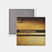 Prudential, Boston Magnet (Vorderseite/Rückseite)