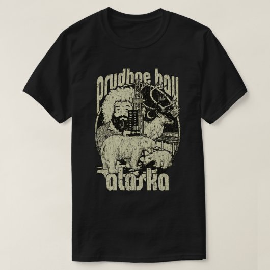 Prudhoe Bay Alaska 1826 TShirt (Design vorne)