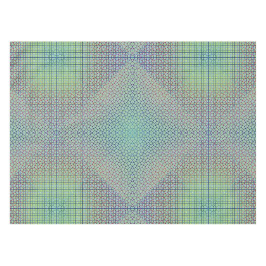 Prüfbares Netzmuster 01 LGreen BG Tischdecke (Vorderseite (Horizontal))