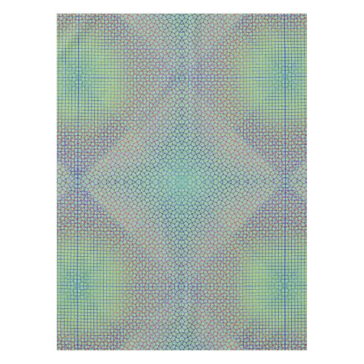 Prüfbares Netzmuster 01 LGreen BG Tischdecke (Vorderseite)