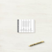 Prüfbücher für die Track Rate (Sm) Post-it Klebezettel (Auf Schreibtisch)