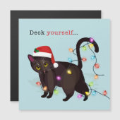 Prüfe dich selbst auf Weihnachten Magnetkarte (Vorne/Hinten)