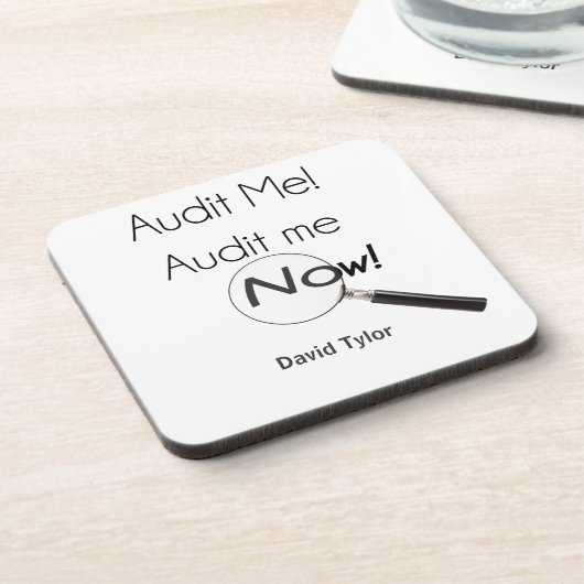 Prüfe mich! getränkeuntersetzer (Linke Seite)