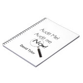 Prüfe mich! notizblock (Linke Seite)