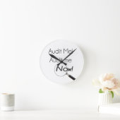 Prüfe mich! runde wanduhr (Zuhause)