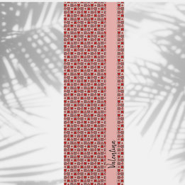 Prüfed Heft Muster Monogram Yogamatte