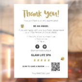 *~* PRÜFEN QR AP8 DANK IHNEN Niedlich Emoji Fensteraufkleber (Blatt 2)