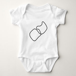 Prüfen Sie Bahn Baby Strampler