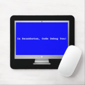Prüfen Sie blauen Schirm aus Mousepad (Mit Mouse)