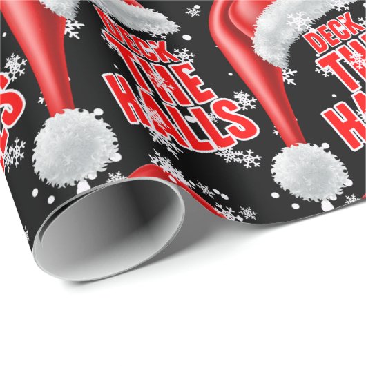 Prüfen Sie das Schneeabholpapier der Hallen Geschenkpapier (Rolleneckpunkt)