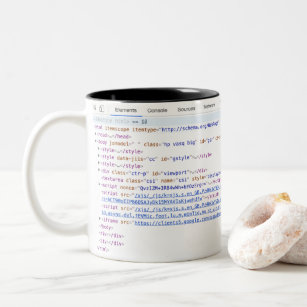 Prüfen Sie Elementkaffee-Tasse auf Netzentwickler Zweifarbige Tasse