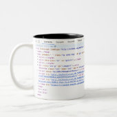 Prüfen Sie Elementkaffee-Tasse auf Netzentwickler Zweifarbige Tasse (Links)