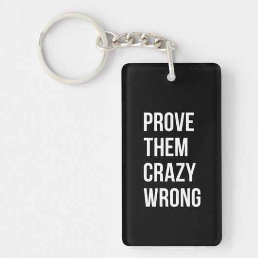 Prüfen Sie motivierend Schlüsselanhänger (Vorderseite)