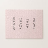 Prüfen Sie sie, dass falsches motivierend Zitat Puzzle (Horizontal)