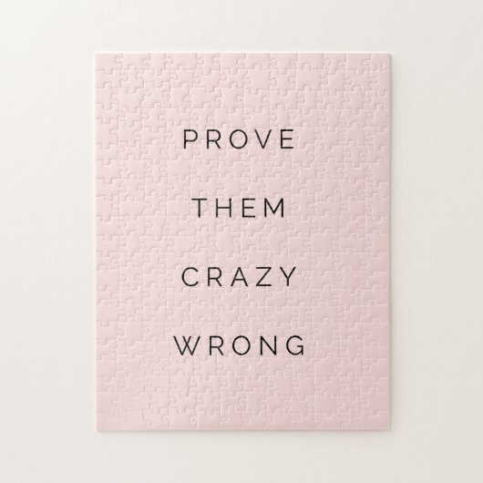 Prüfen Sie sie, dass falsches motivierend Zitat Puzzle (Vertikal)