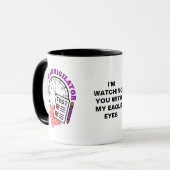 Prüfer NINJA INVIGILATOR Lehrer Tasse (Vorderseite Links)