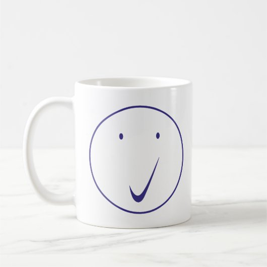 Prüffläche - Häkchen, Transp/Blau. Kaffeetasse (Links)