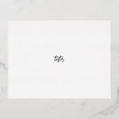 Prüffolienkarte Folien Feiertagspostkarte (Vorderseite)