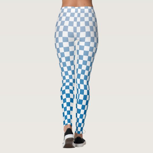 Prüflicht bis dunkelblaues Lichtmuster Leggings (Rückseite)