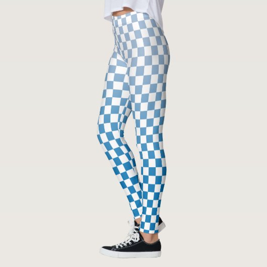 Prüflicht bis dunkelblaues Lichtmuster Leggings (Links)