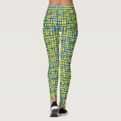 Prüfmuster 01 Blau.b BYellow BG Leggings (Rückseite)
