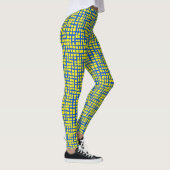 Prüfmuster 01 Blau.b BYellow BG Leggings (Rechts)