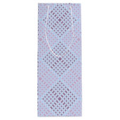 Prüfmuster.08W LBlue BG Geschenktüte Für Weinflaschen (Rückseite)