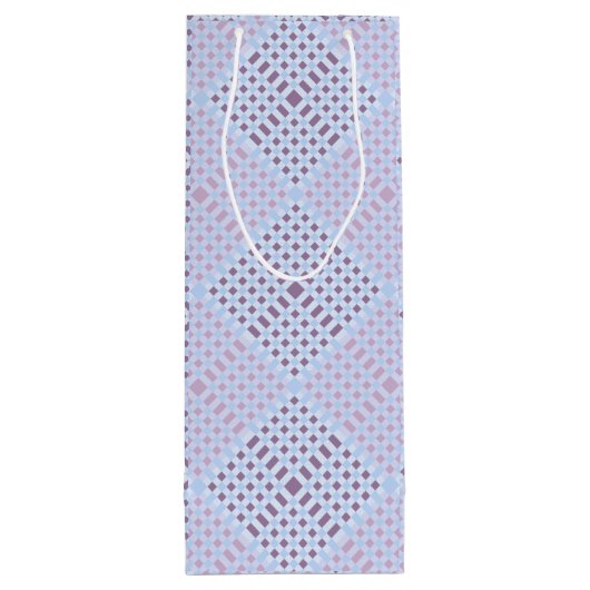 Prüfmuster.08W LBlue BG Geschenktüte Für Weinflaschen (Rückseite)