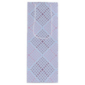 Prüfmuster.08W LBlue BG Geschenktüte Für Weinflaschen (Vorderseite)