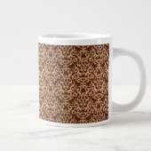 Prüfmuster auf dem Gradientenhintergrund Jumbo-Tasse (Rechts)