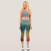 Prüfmuster für den Vintagen Sonnenuntergang Capri Leggings (Vorderseite)