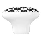 Prüfmuster für Freemason Keramikknauf (Seitenansicht)