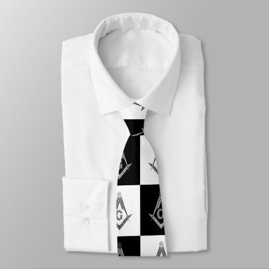 Prüfmuster für Freemason Krawatte (Gebunden)